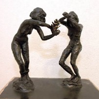 sculpture in bronze